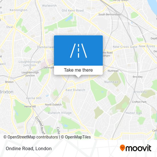 Ondine Road map