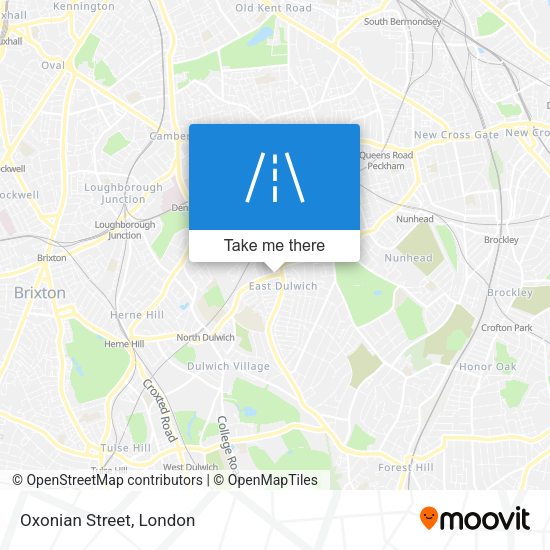 Oxonian Street map
