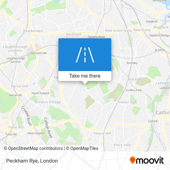 Peckham Rye map