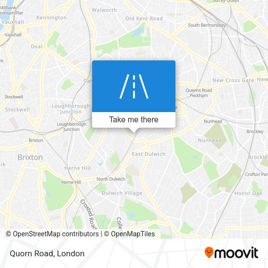 Quorn Road map