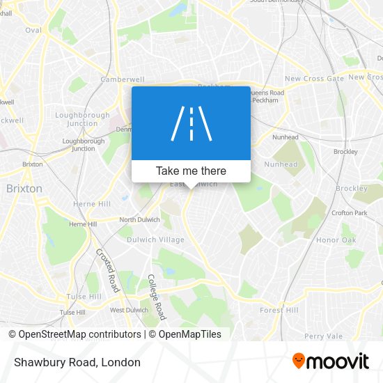 Shawbury Road map