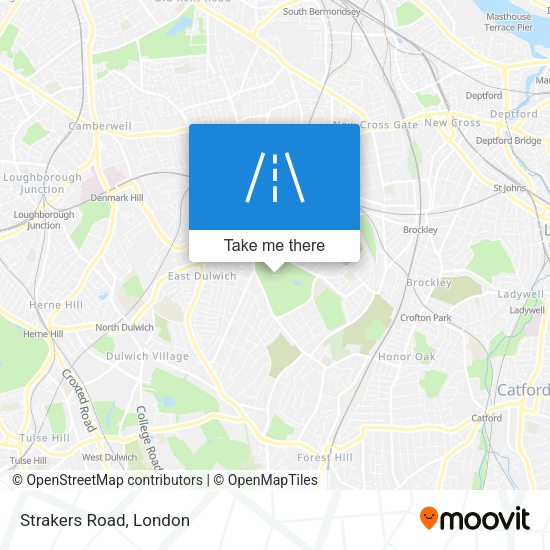 Strakers Road map