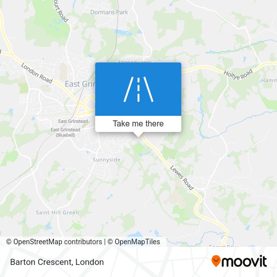 Barton Crescent map