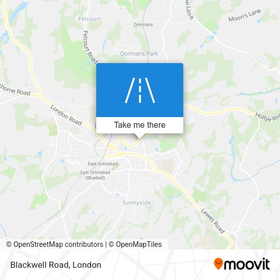 Blackwell Road map