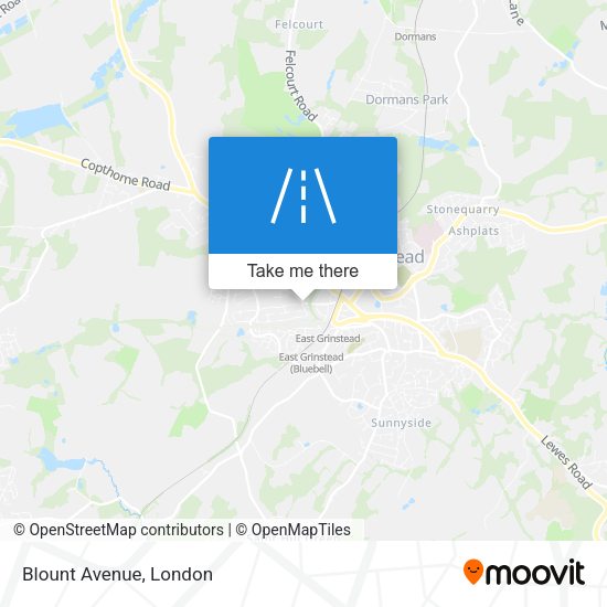 Blount Avenue map