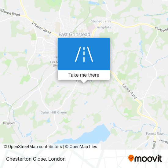 Chesterton Close map