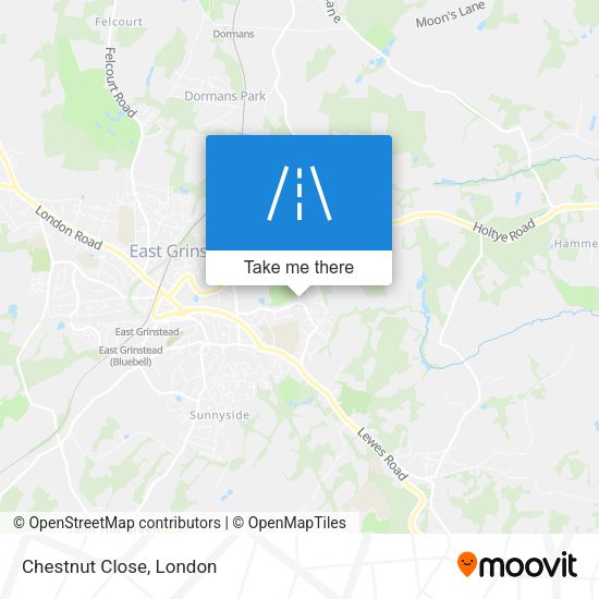 Chestnut Close map