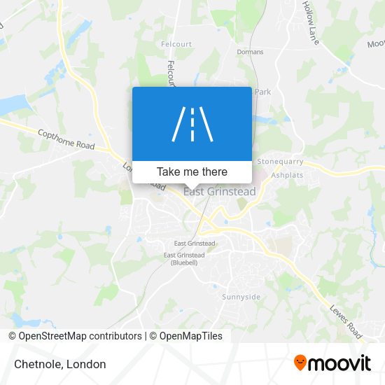 Chetnole map