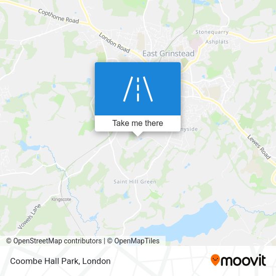 Coombe Hall Park map