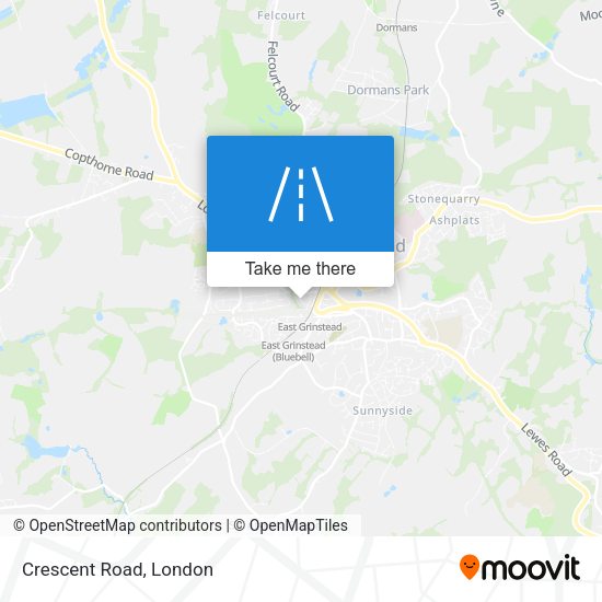 Crescent Road map