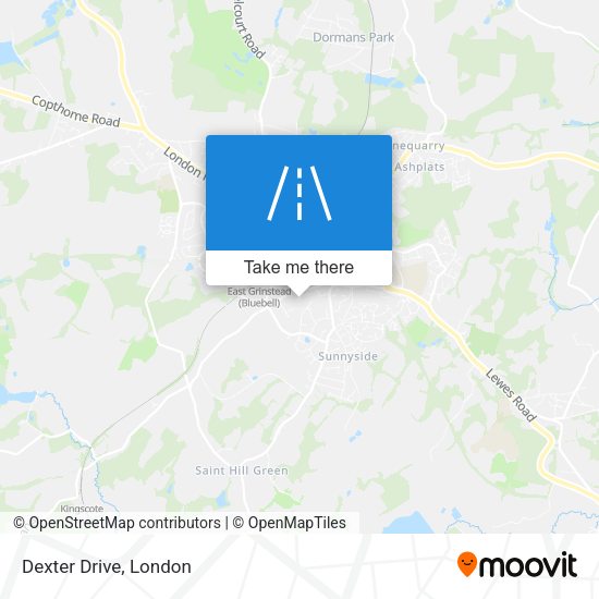 Dexter Drive map