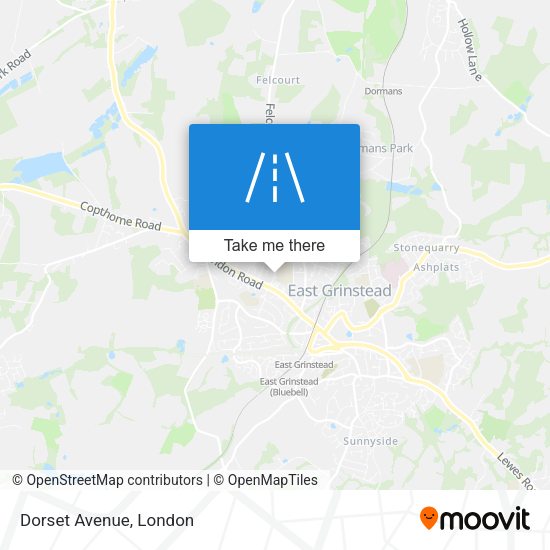 Dorset Avenue map