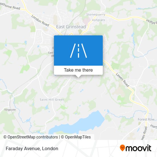 Faraday Avenue map