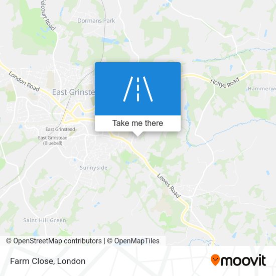 Farm Close map