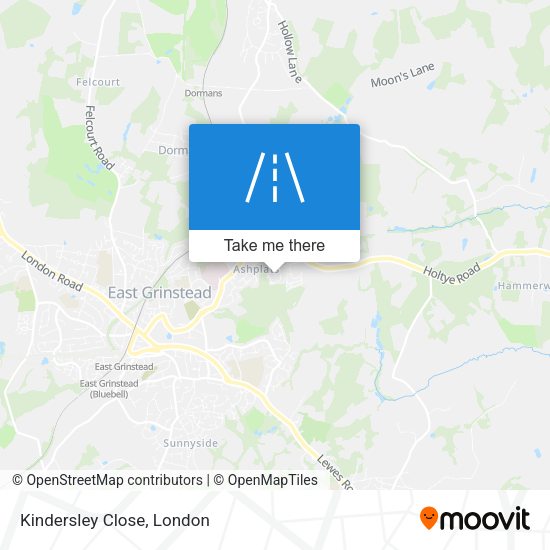 Kindersley Close map