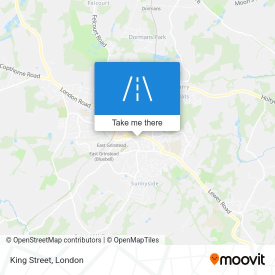King Street map