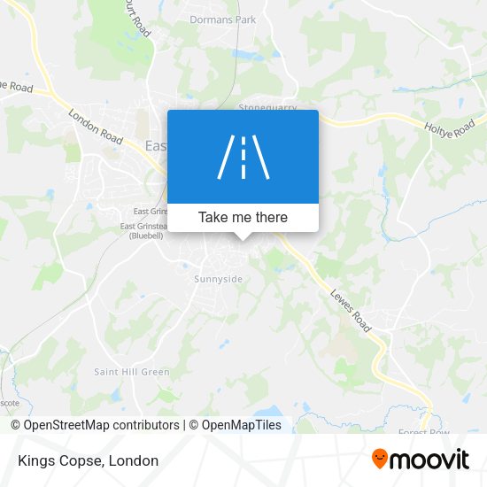 Kings Copse map