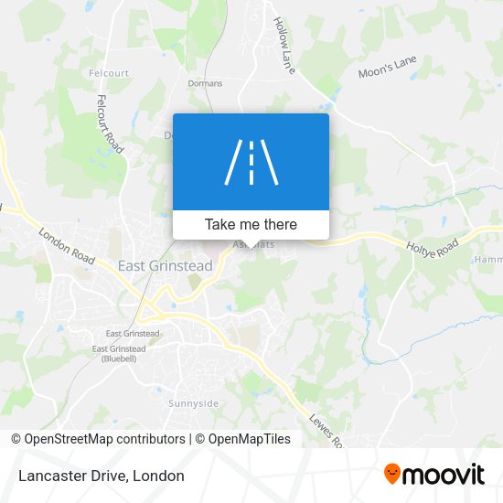 Lancaster Drive map
