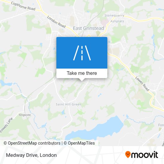 Medway Drive map