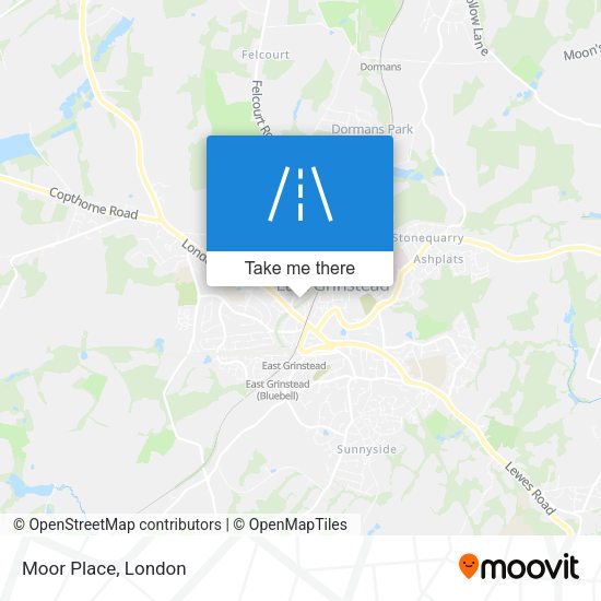 Moor Place map