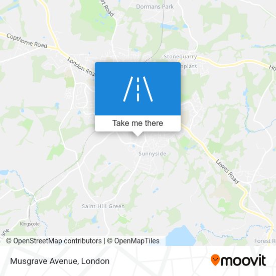 Musgrave Avenue map