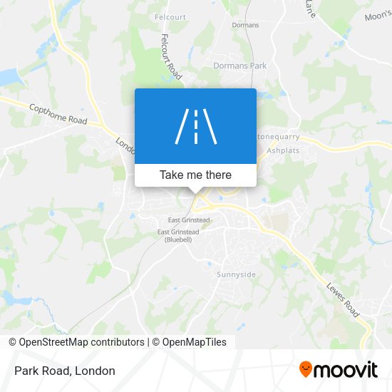 Park Road map