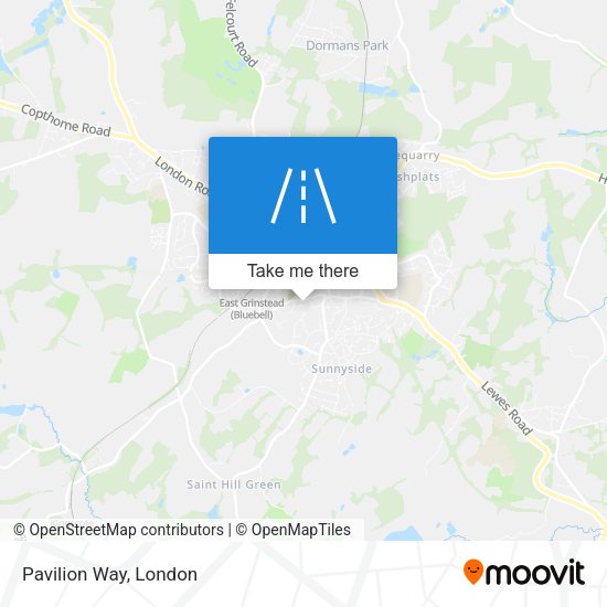 Pavilion Way map