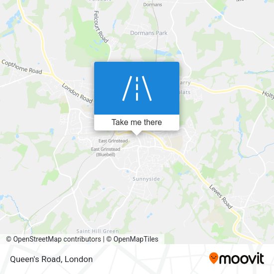 Queen's Road map