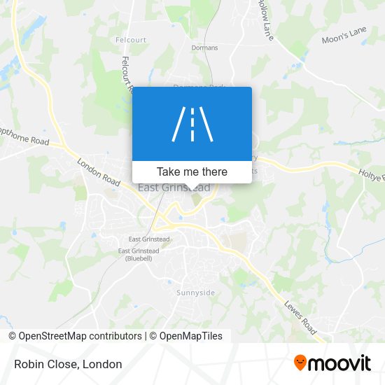 Robin Close map