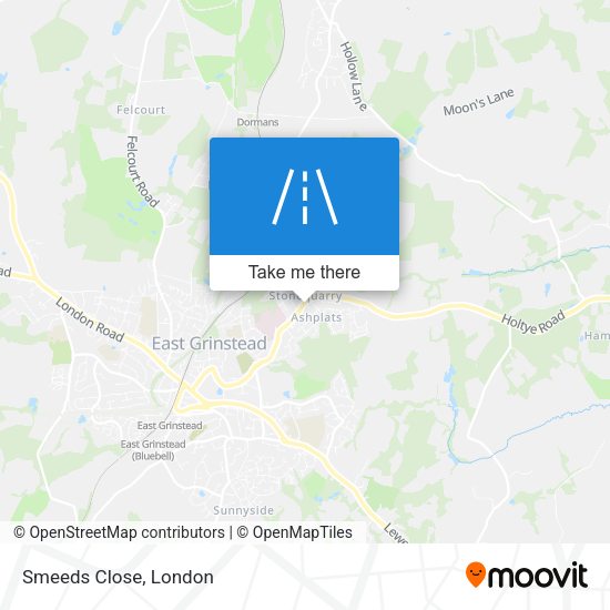 Smeeds Close map