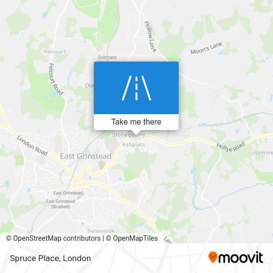 Spruce Place map