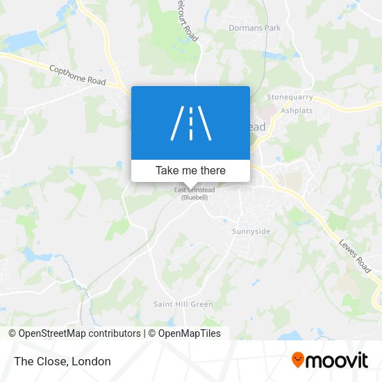 The Close map