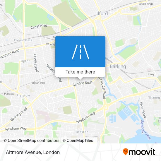 Altmore Avenue map