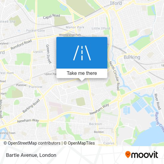 Bartle Avenue map