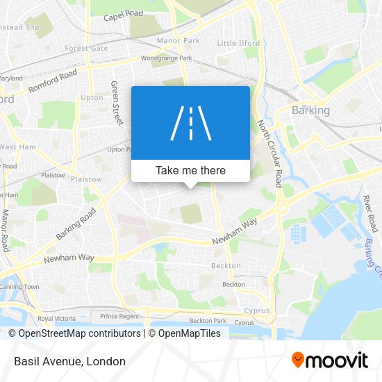 Basil Avenue map