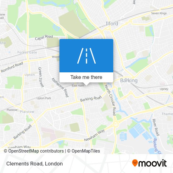 Clements Road map