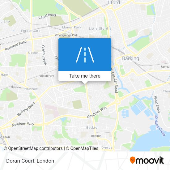 Doran Court map