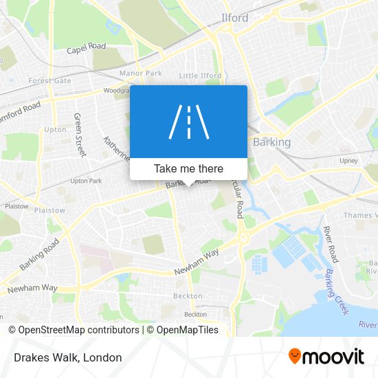 Drakes Walk map