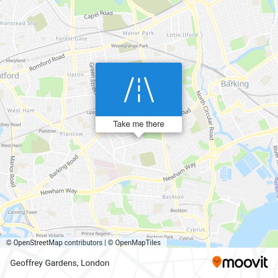 Geoffrey Gardens map