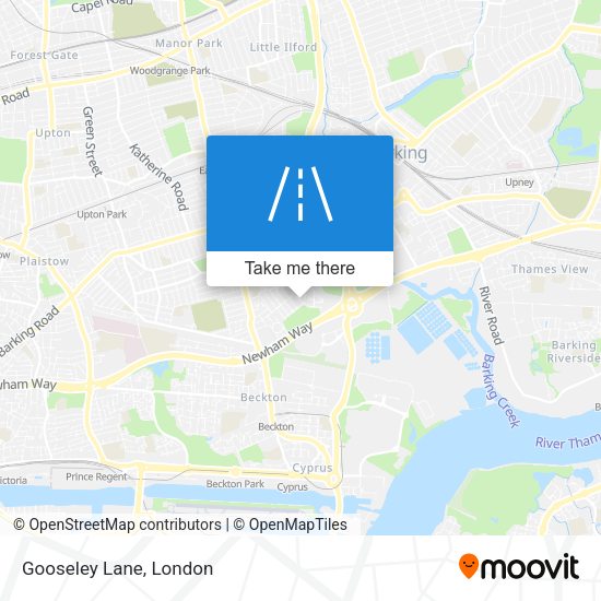 Gooseley Lane map