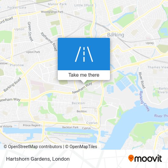 Hartshorn Gardens map