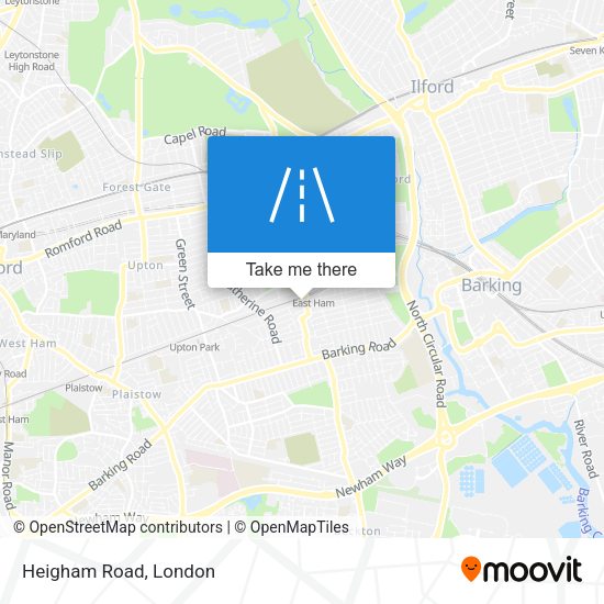 Heigham Road map