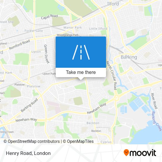 Henry Road map