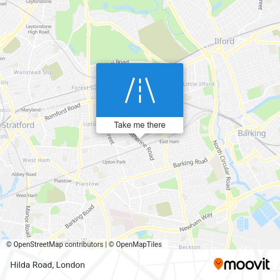Hilda Road map