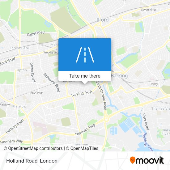 Holland Road map