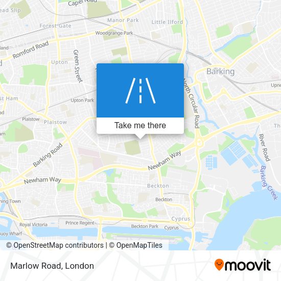 Marlow Road map