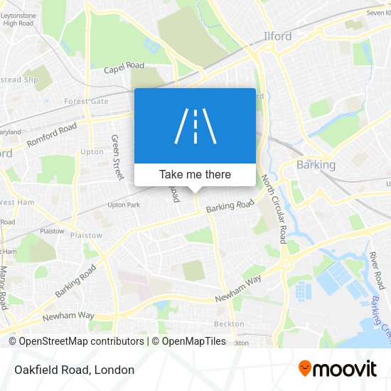 Oakfield Road map
