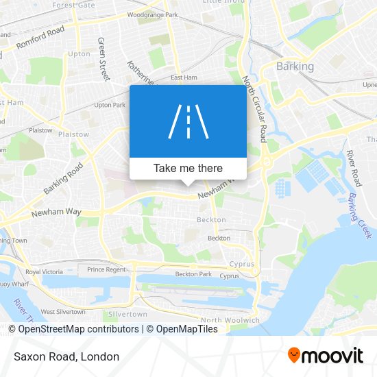 Saxon Road map