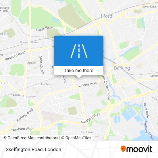 Skeffington Road map