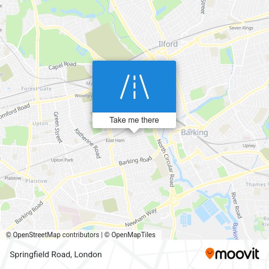 Springfield Road map